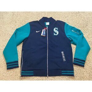 Seattle Mariners Nike Authentic Collection Full Zip Dugout Jacket Size Large New